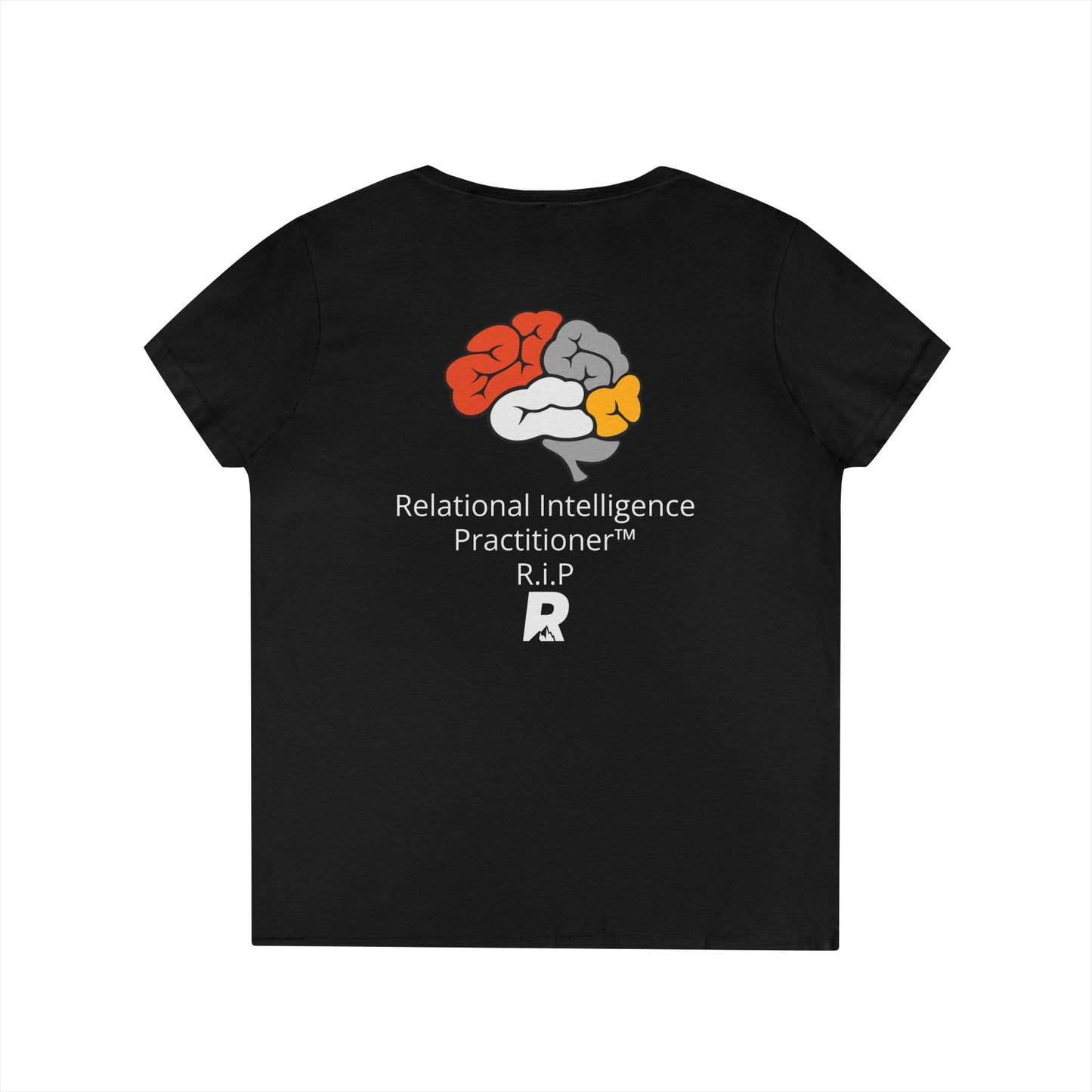 WARNING! May Talk about Nuroscience R.i.P V-Neck Tee - Rewired Dynamics™