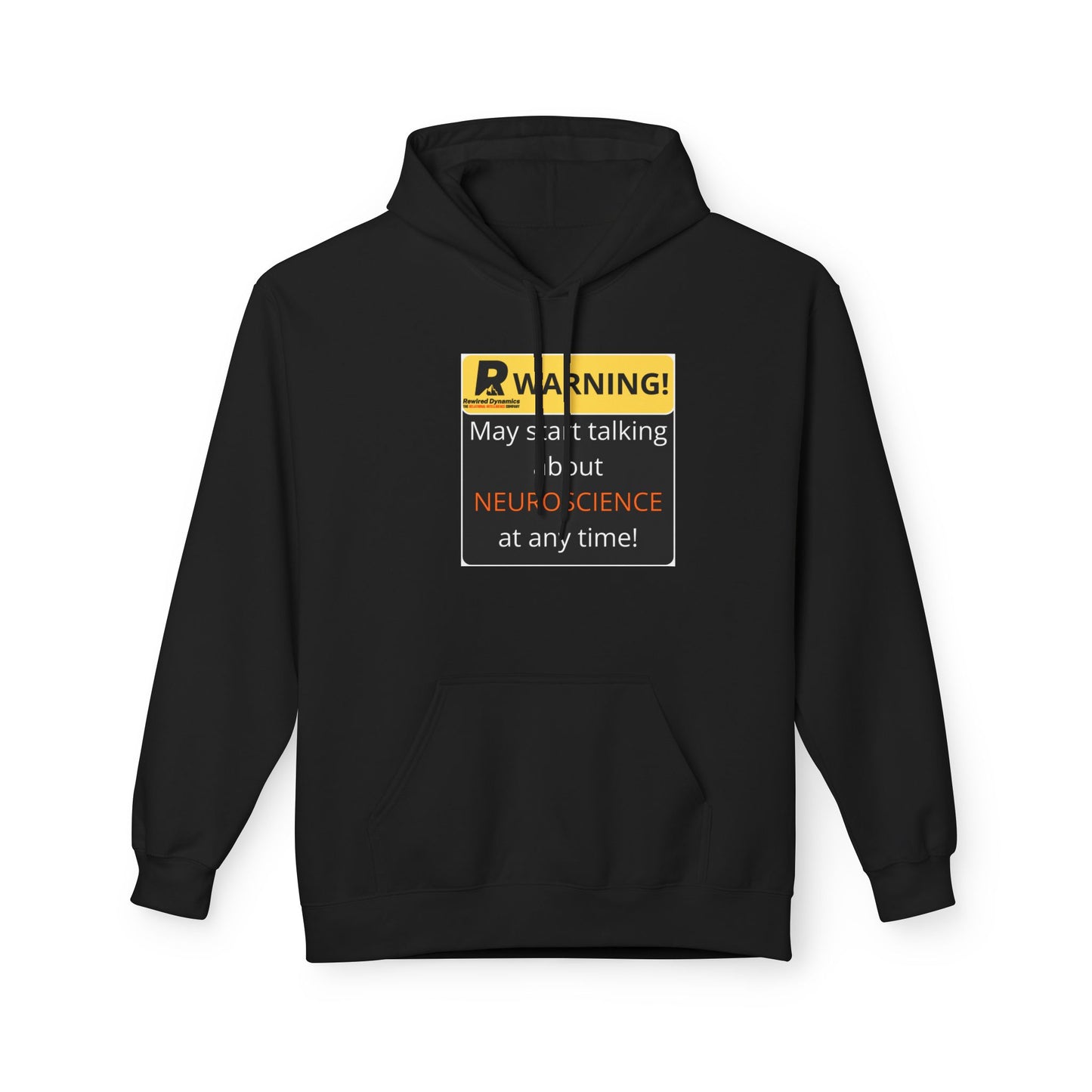 WARNING! May Talk about Nuroscience R.i.P Unisex Midweight Softstyle Fleece Hoodie